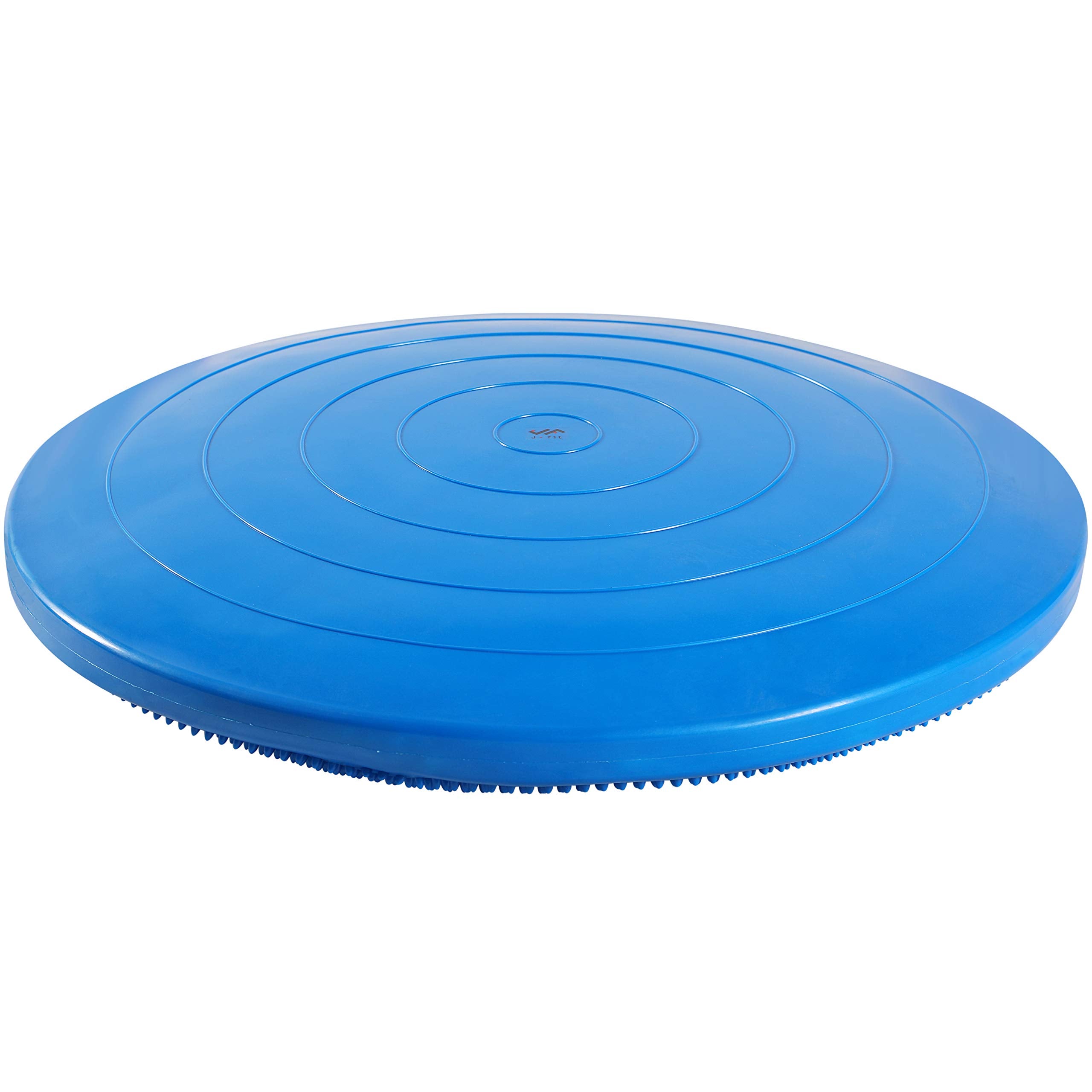 JFIT Inflatable Balance and Stability Disc - LARGE 26 Large Yoga Wobble Cushion Trainer - Core Fitness and Workout Equipment Dis