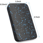 Treadmill Mat Pads, Exercise Equipment Mat With High Density Rubber For Protect Floors 4.7'' X 3.2'' X 0.55'' (6 Pcs) Black