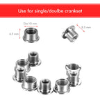 Boao Chainring 104 Bcd 32T 34T 36T 38T Narrow Wide Single Chain Ring With 4 Pieces Sprocket Bolts For Road Bikes, Mountain Bikes