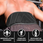 Dmoose Strength Olympics Squat Belts For Men And Women - 6 Inch Auto-Lock Weight Lifting Back Support, Workout Back Support For