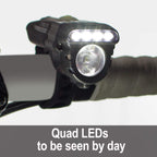Cygolite Dash Pro 600 Lumen Headlight & Hotrod 50 Lumen Tail Light Usb Rechargeable Bicycle Light Combo Set