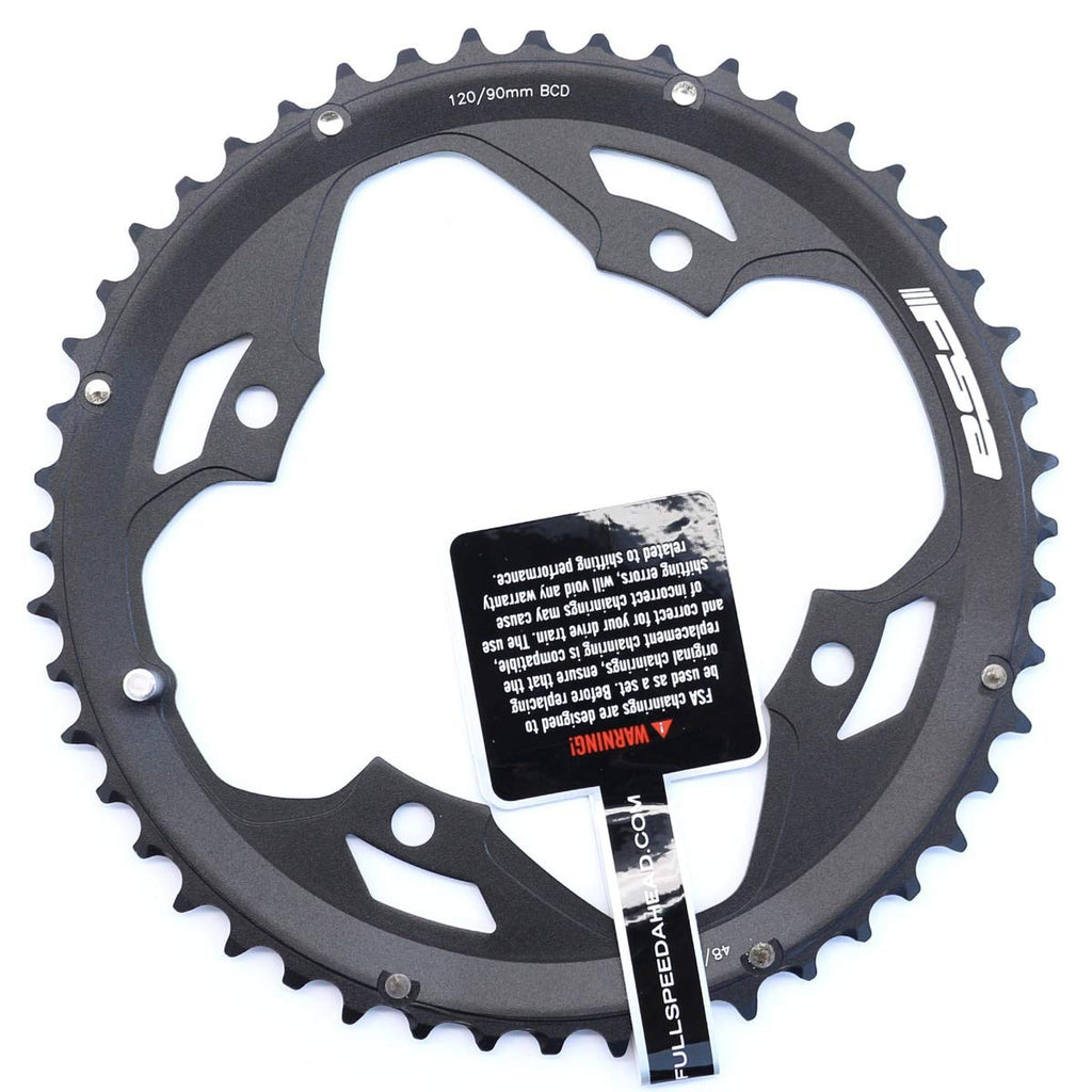 Full Speed Ahead Fsa Pro Road Bicycle Chainring - 120X48T Black N11 Wa172-370-0046004050