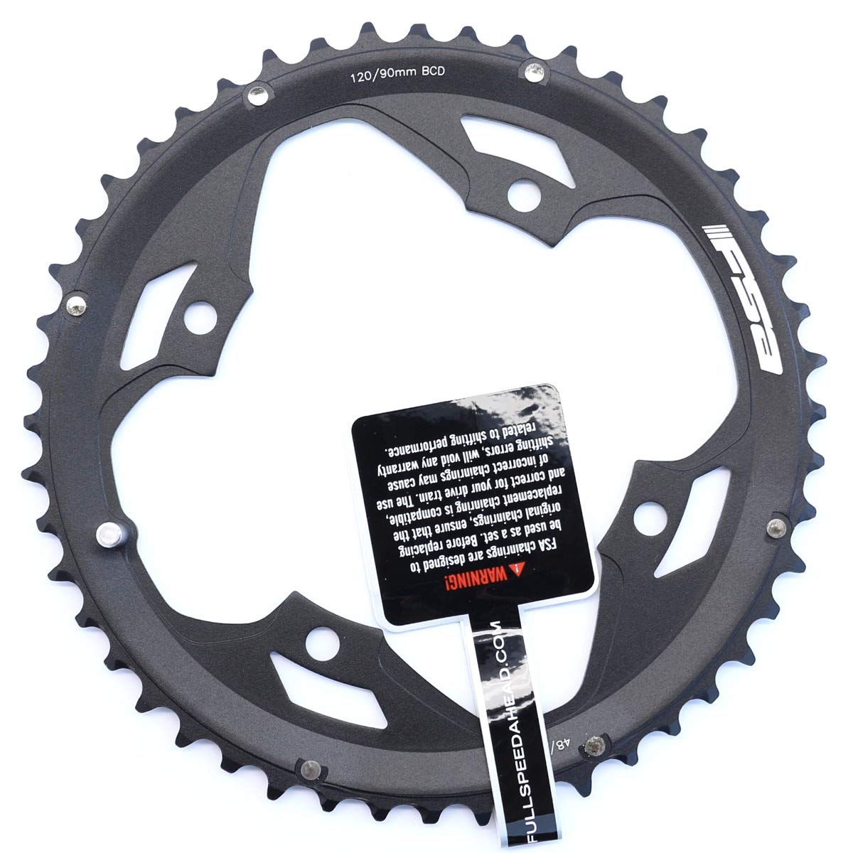 Full Speed Ahead Fsa Pro Road Bicycle Chainring - 120X48T Black N11 Wa172-370-0046004050