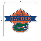 Rico Industries Ncaa Florida Gators Diamond Shape Cut Pennant - Home And Living Room D  Cor - Soft Felt Ez To Hang