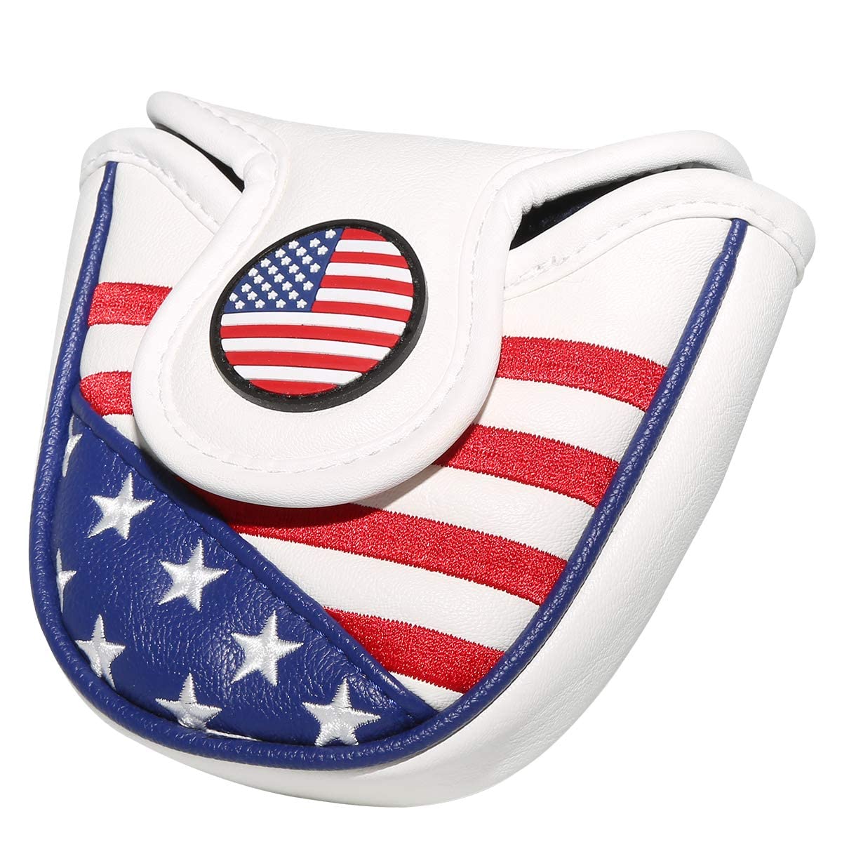 Mallet Putter Cover Headcover Golf Headcover Club Protector Magnetic Closure For Odyssey 2Ball 2 Ball Two Ball Scotty Cameron Ta