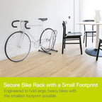 Single Bike Stand Floor by Delta Cycle (2-Pack) - Tool-Free Adjustable Bike Racks for Mountain, Fat Tire, Road Bikes, Freestandi