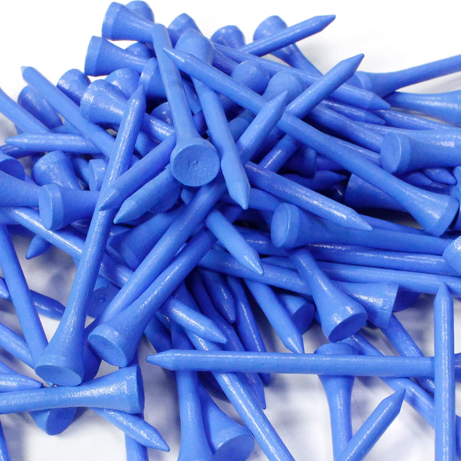 Mykuja Bamboo Golf Tee 3-1/4 Inch Pack Of 100 (83Mm Light Blue)