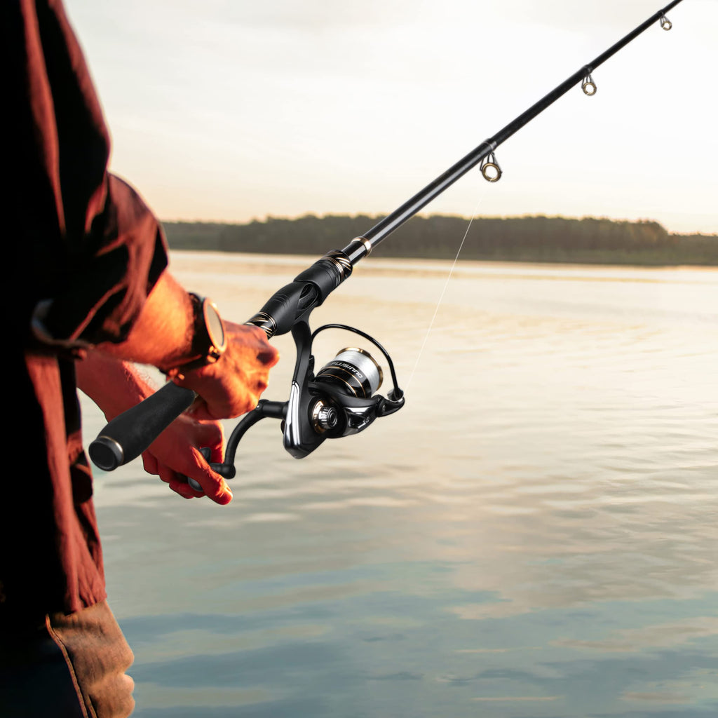 Plusinno Fishing Pole, Fishing Rod And Reel Combo,Telescopic Fishing Rod Kit With Spinning Reel, Collapsible Portable Fishing Po