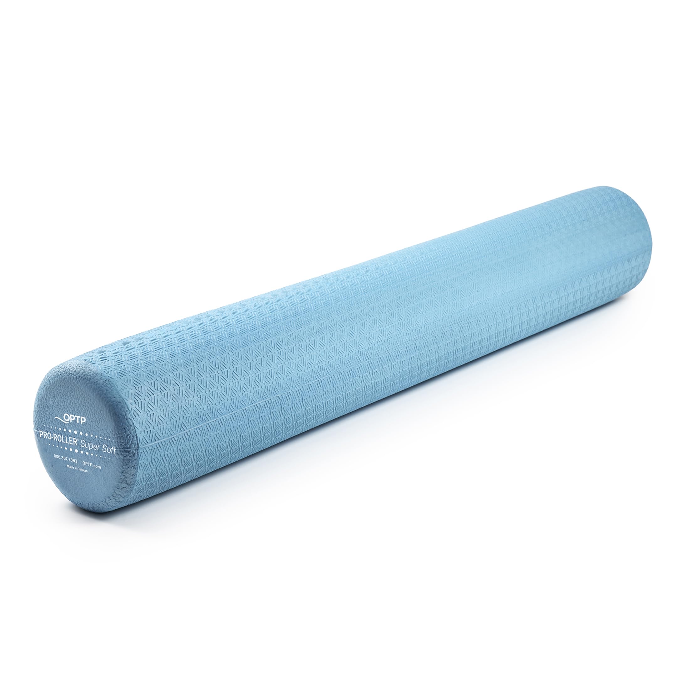 OPTP PRO-Roller Super Soft Density Foam Roller 36 in - Light Blue Low Density Foam Roller for Exercise, Gentle Massage, and Phys