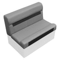 Wise DLX100-1905 DLX Series 37 Pontoon Bench Seat Cushion Set - Marble/Reef Stone
