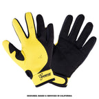 Seavenger Abyss Dive Gloves  1.5Mm Neoprene Mesh  Scuba Diving, Wakeboarding, Spearfishing (Yellow, Medium)