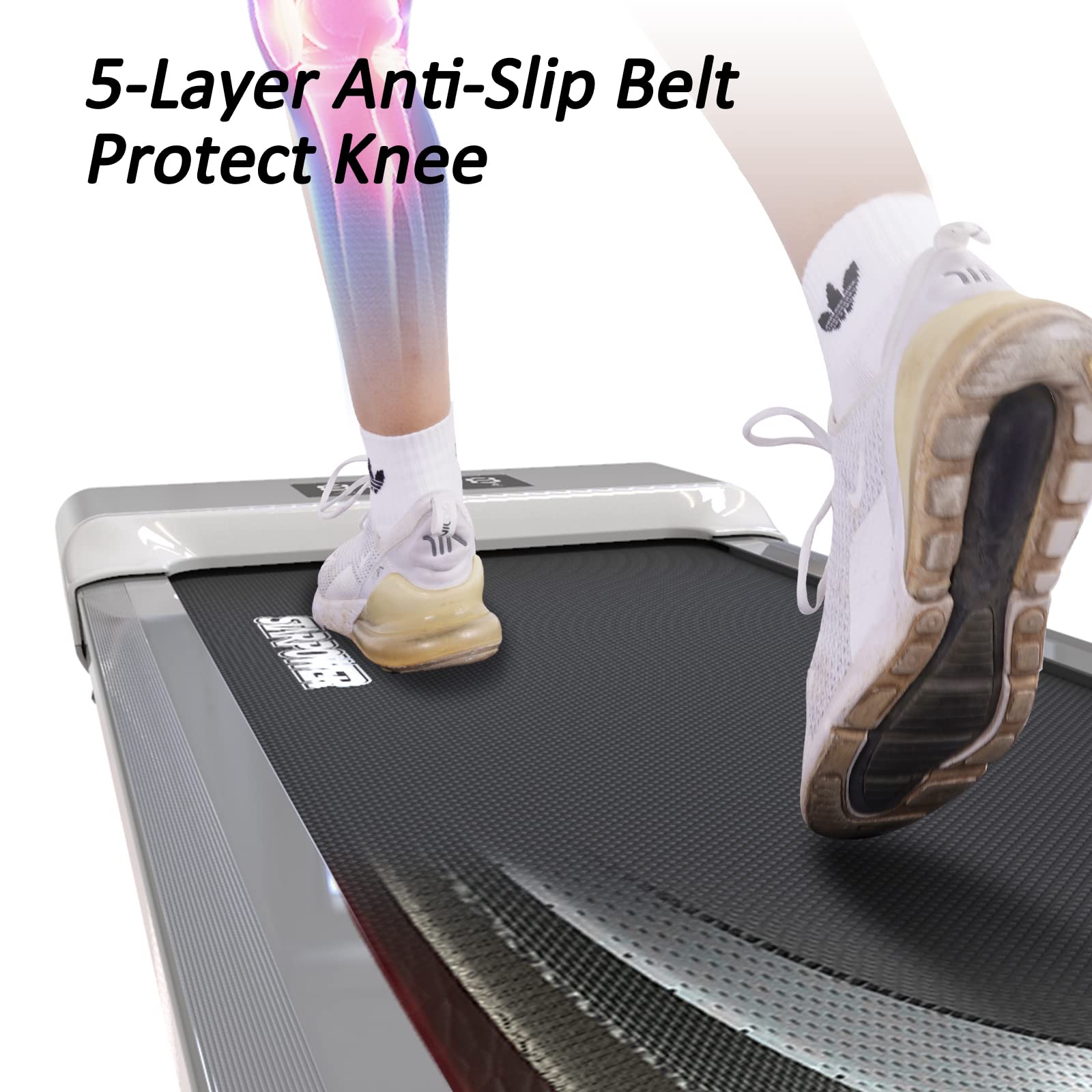 Walking Pad, Under Desk Treadmill 2 In 1 For Home/Office With Remote Control, Walking Treadmill, Portable Treadmill In Led Displ
