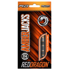 Red Dragon Amberjack 5: 24G Tungsten Darts Set With Flights And Stems