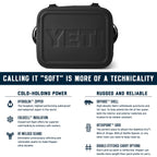 YETI Hopper Flip 12 Portable Cooler, Black