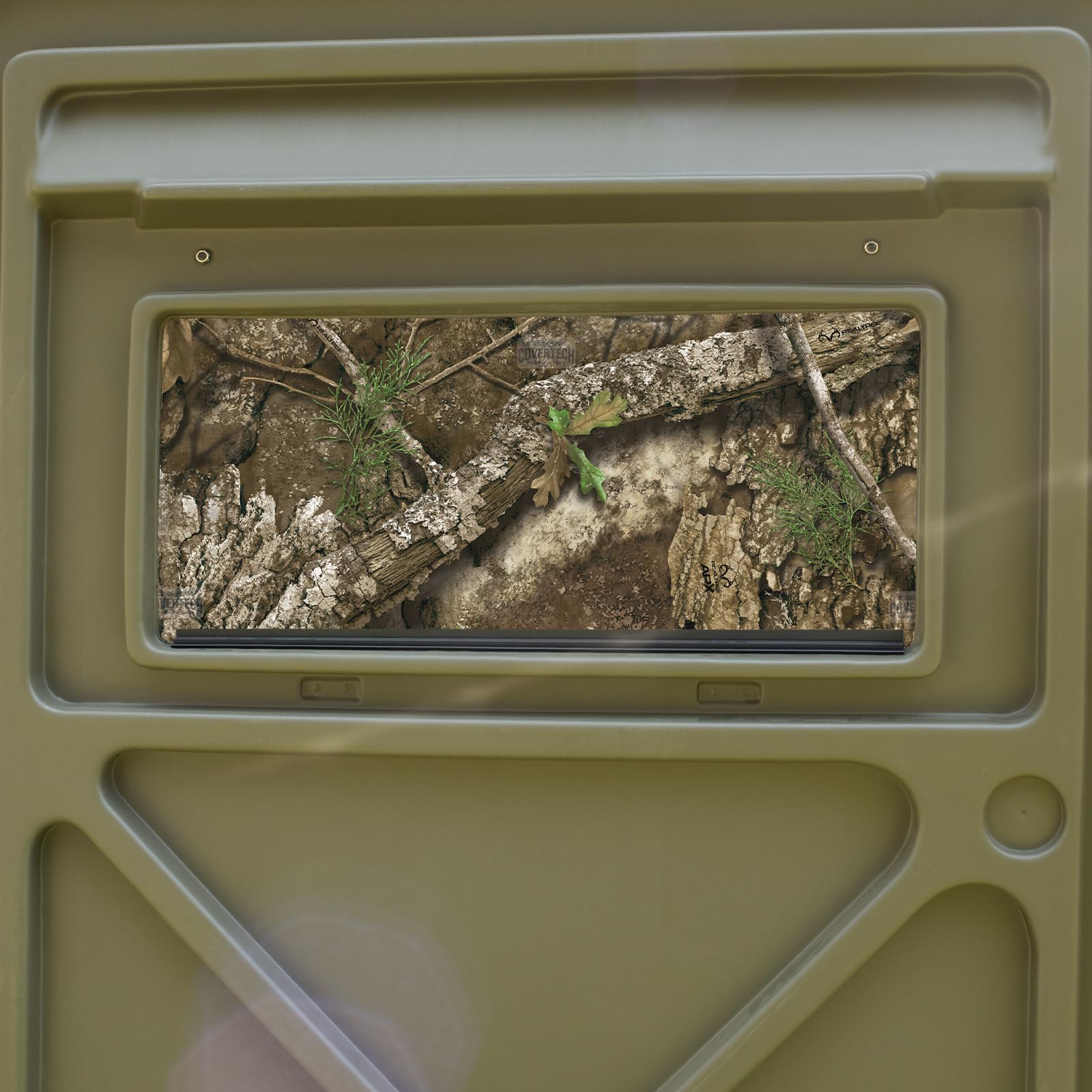 Hunting Blind Window Camo - See Through CoverTech HD Window Camo - 24    x 59    - Realtree APX