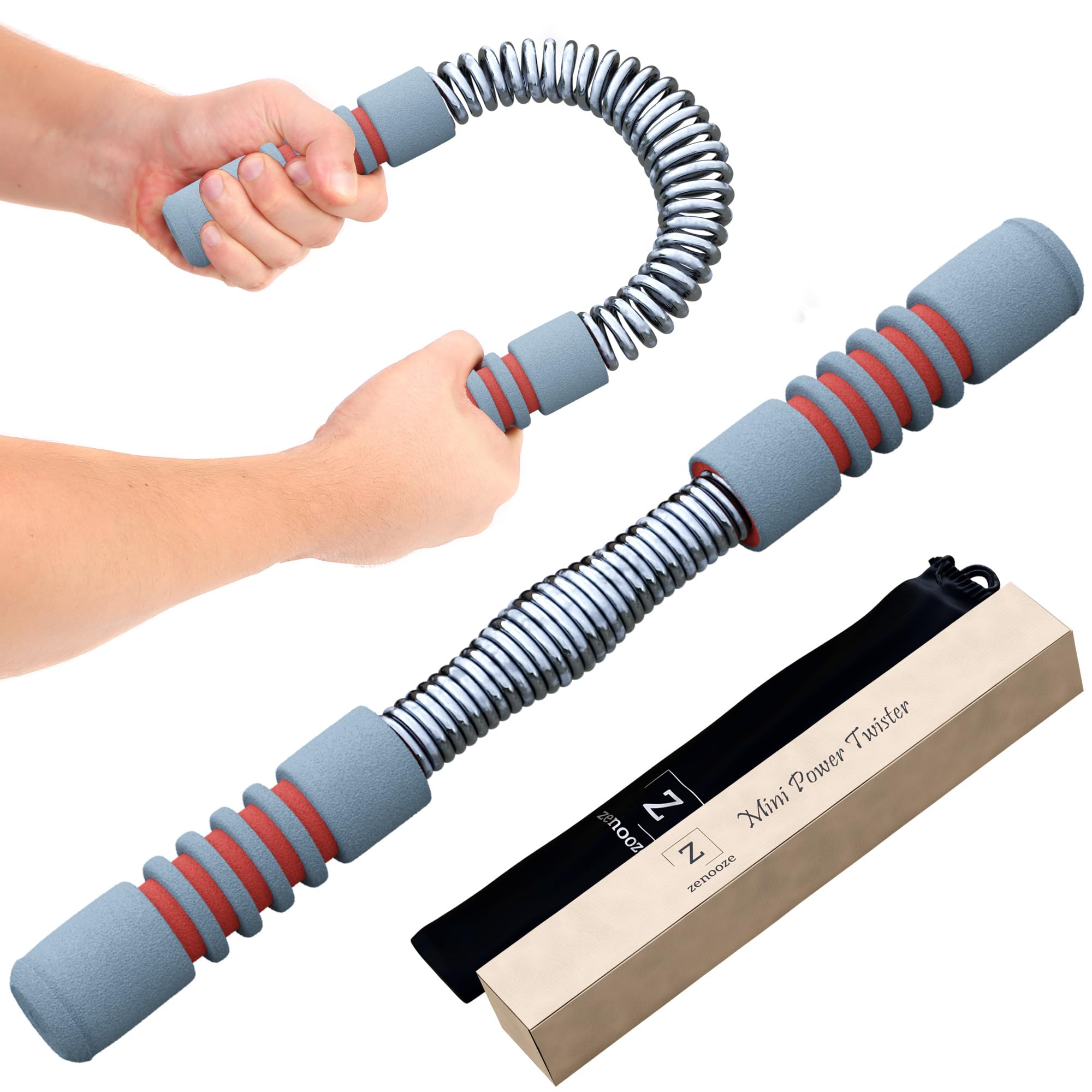 Zenooze Power Twister Bar 20Kg, Chest Exerciser For Men, The Ultimate Upper Body Chest Workout Equipment Rip Stick For Your Ches