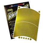 Customtaylor33 (All Vehicles Yellow/Gold High Intensity Grade Reflective Copyrighted Safety Rim Tapes (Must Select Your Rim Size