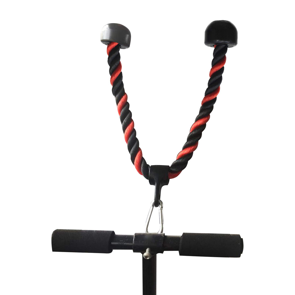 Cap Barbell Deluxe Triceps Rope, Red/Black