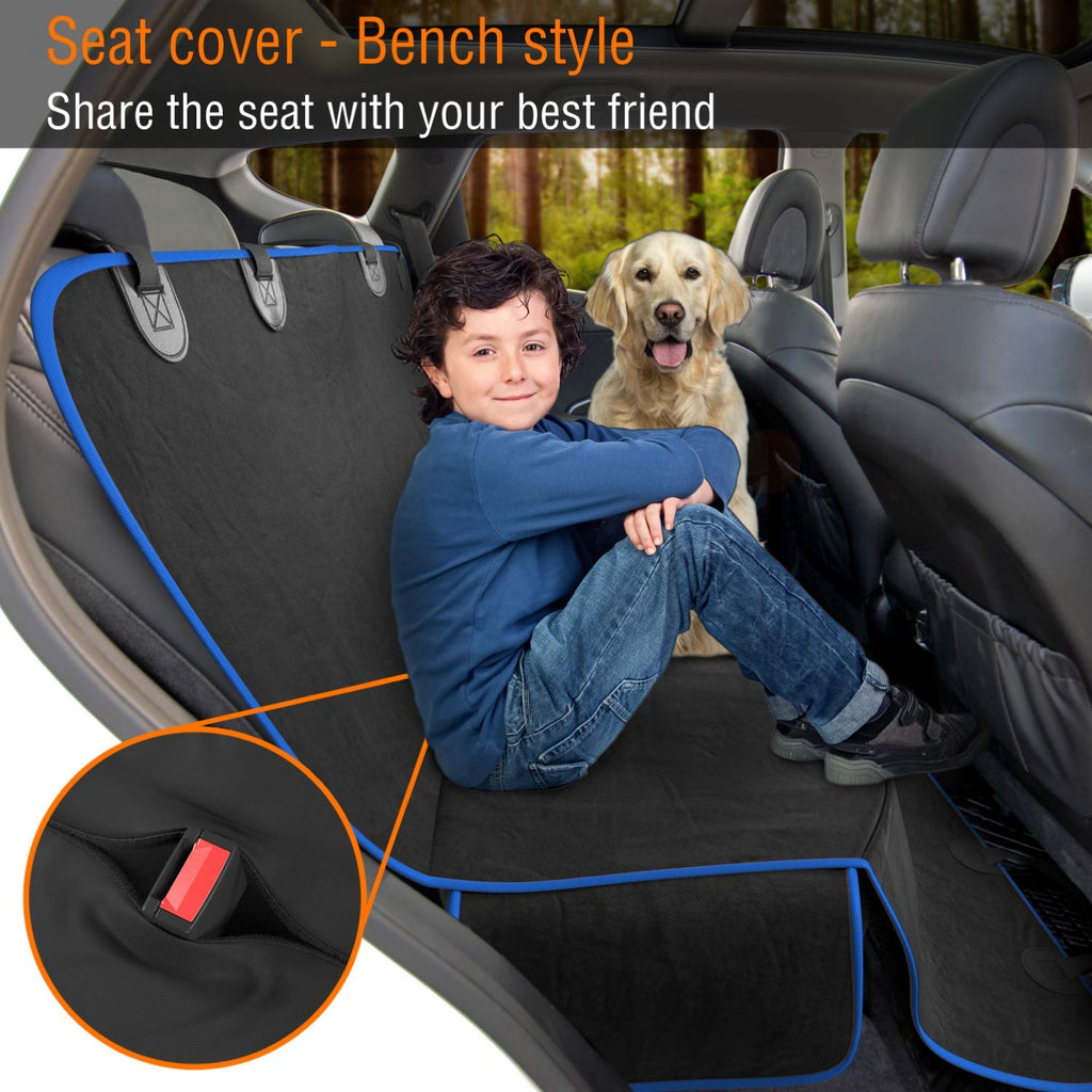 Active Pets Car Seat Cover For Dogs - Xl Waterproof Dog Seat Cover For Back Seat In Suv Or Truck - Convertible Pet Hammock  Trun
