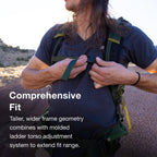 Osprey Stratos 24L Mens Hiking Backpack, Tunnel Vision Grey, One Size