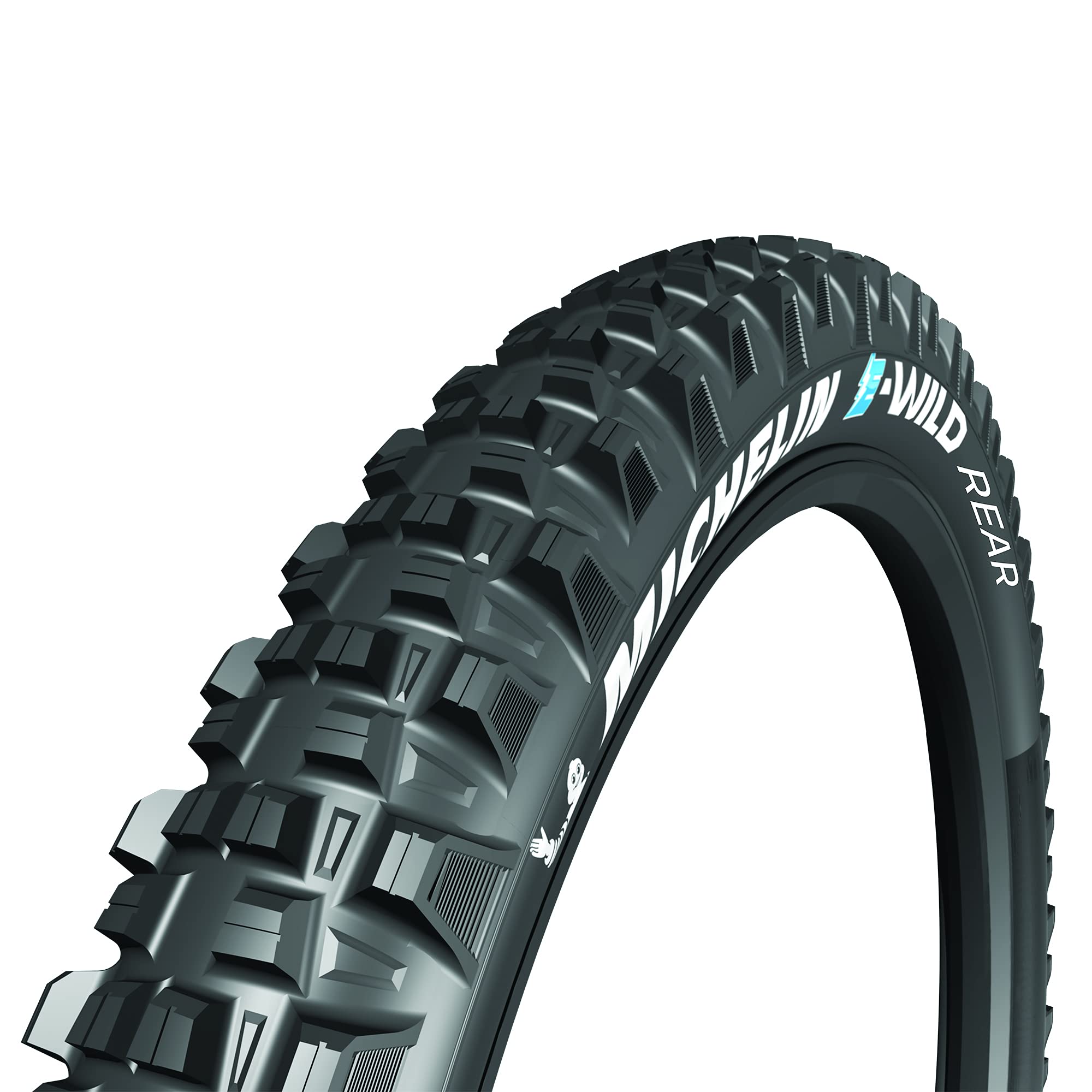Michelin E-Wild Rear Mountain Bike Tire for Hard, Dry, Soft and Mixed Terrain, GUM-X3D Compound, 27.5 x 2.60 inch