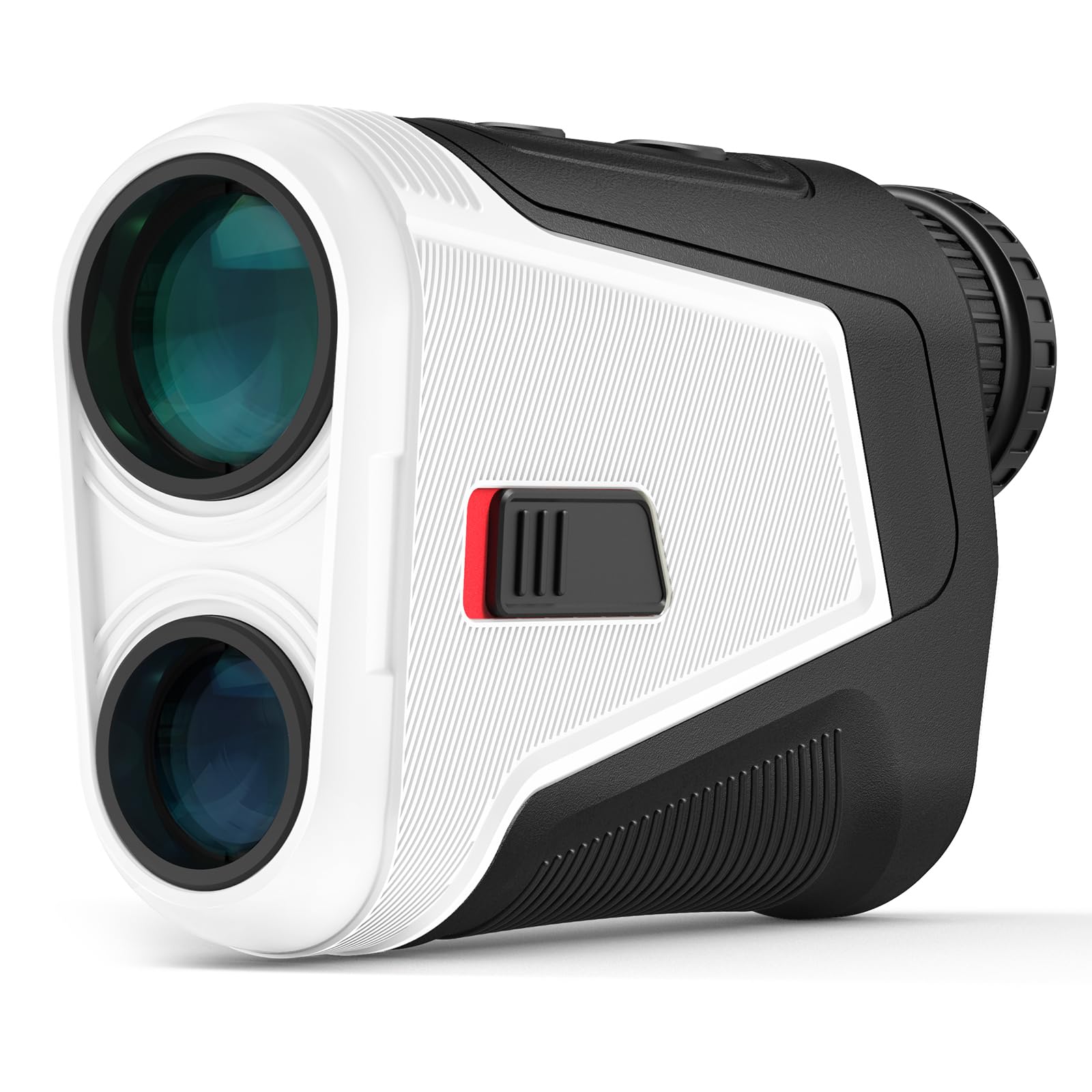 WOSPORTS Red OLED Display Golf Rangefinder with Slope, Ultra-Clear 1200 Yards 7X Magnification Laser Range Finder, Magnetic/Flag
