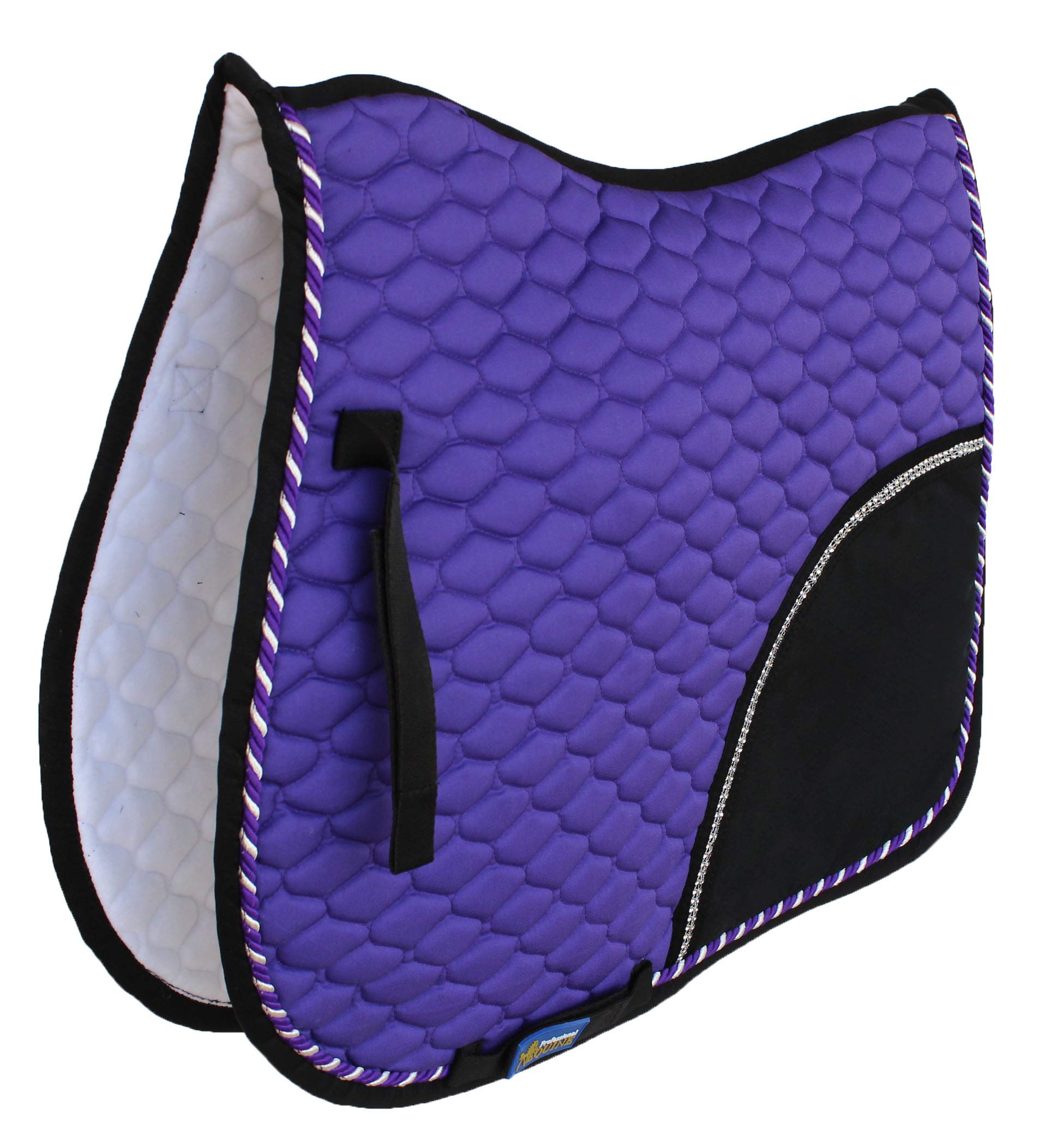 Professional Equine Horse Quilted All Purpose English Saddle Pad Tack Trail Riding Purple 72F05