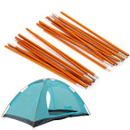 2Pcs Aluminum Alloy Tent Pole Support Replacement Accessory For Camping Hiking, 142 Inch/Pc (Style 1)
