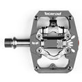 Bike Pedals, Universal Fit 9/16  Non-Slip Lightweight Nylon Fiber Bicycle Pedals Wide Flat Platform for Road Mountain BMX MTB Bi