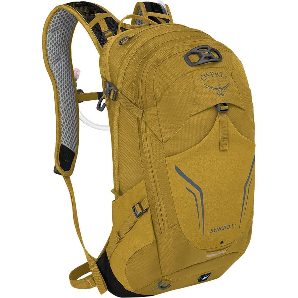 Osprey Syncro 12L Mens Hiking Backpack with Hydraulics Reservoir, Primavera Yellow