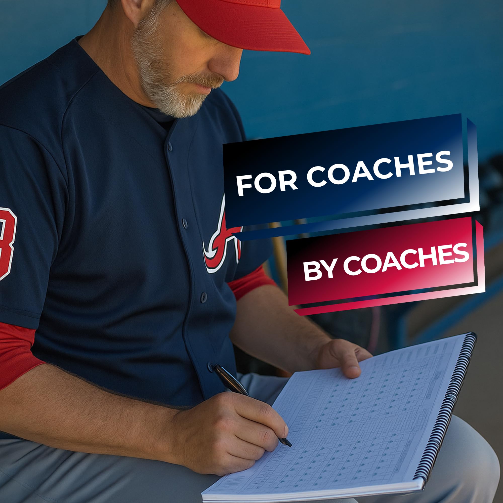 Covey Baseball Softball Scorebook Side By Side Format - (50 Games) - Score Keeping Book With Sheets Designed To Make Baseball An