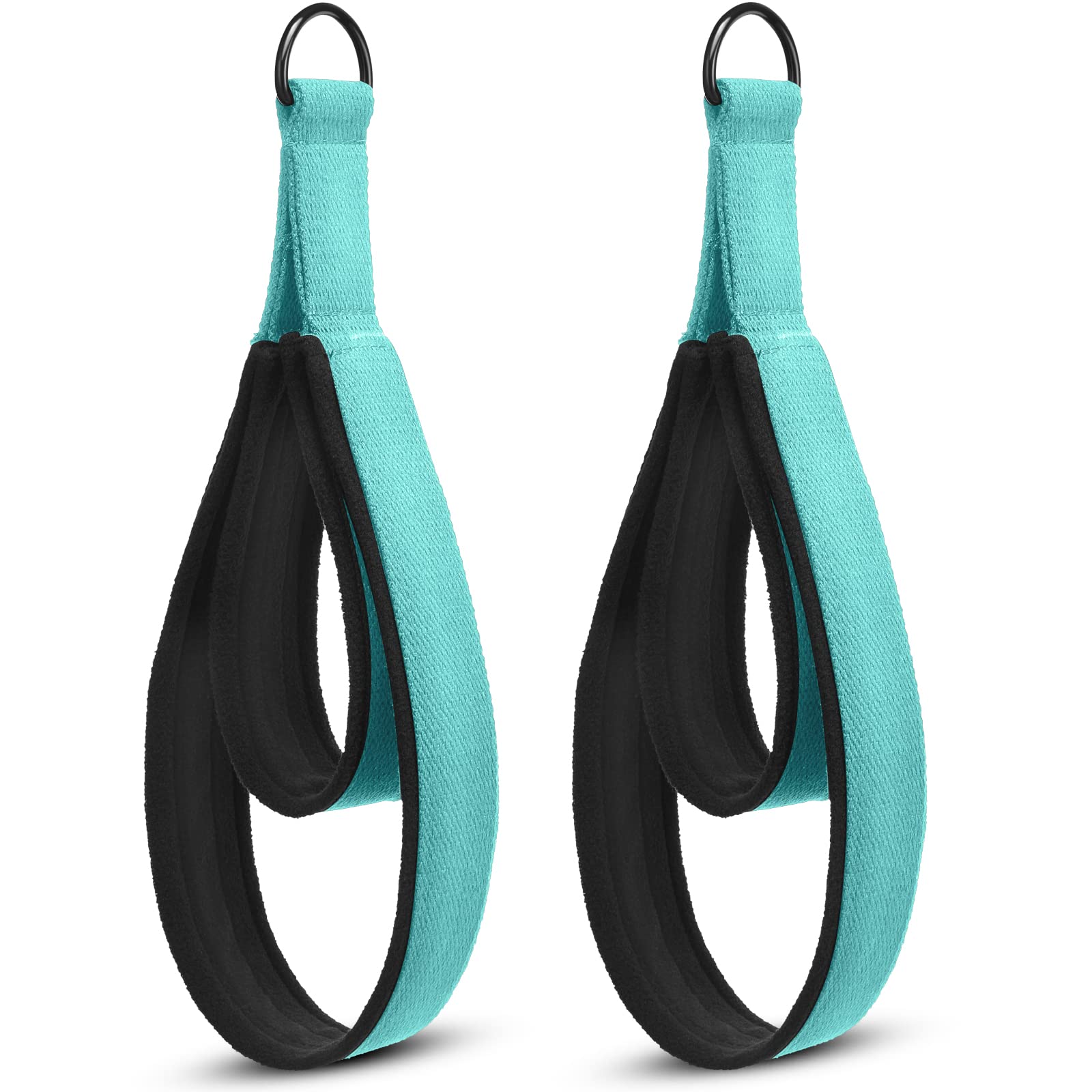 2 Pcs Pilates Straps Double Loop D-ring Straps for Reformer Pilates Accessories Yoga Exercise Fitness Yoga Exercise Accessories 