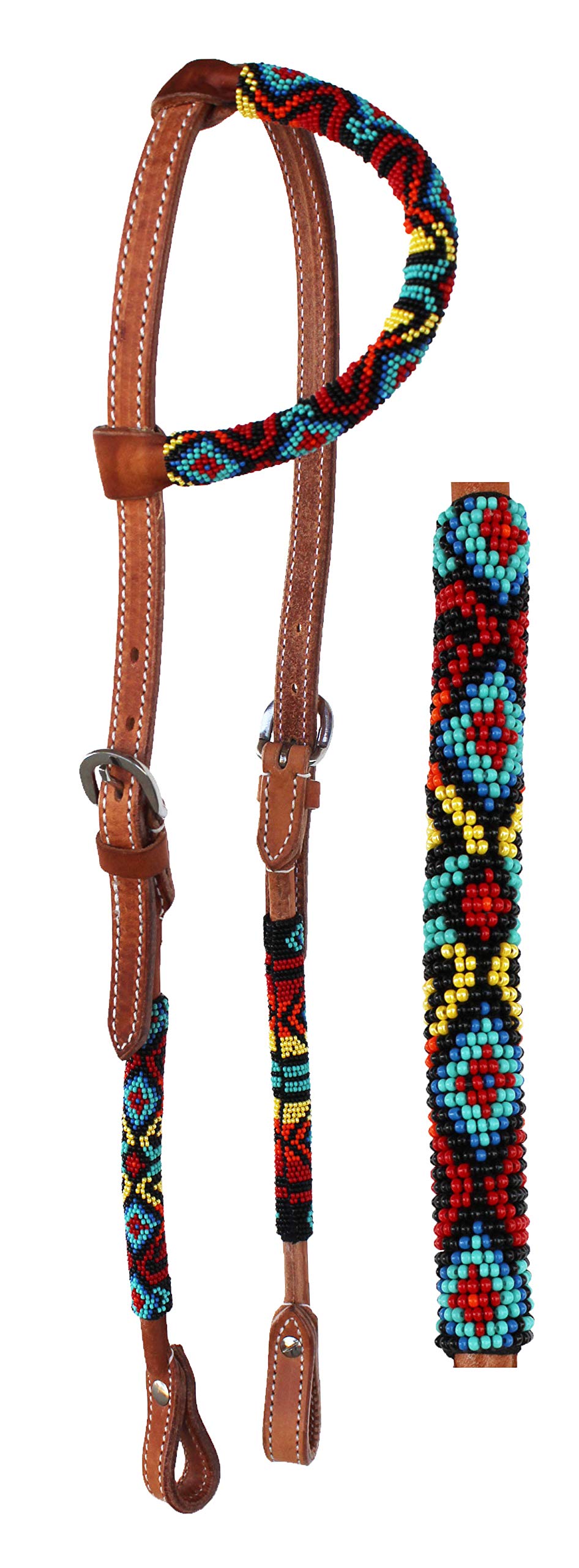 Prorider Horse Show Bridle Western Leather Headstall 79Rt06Ha