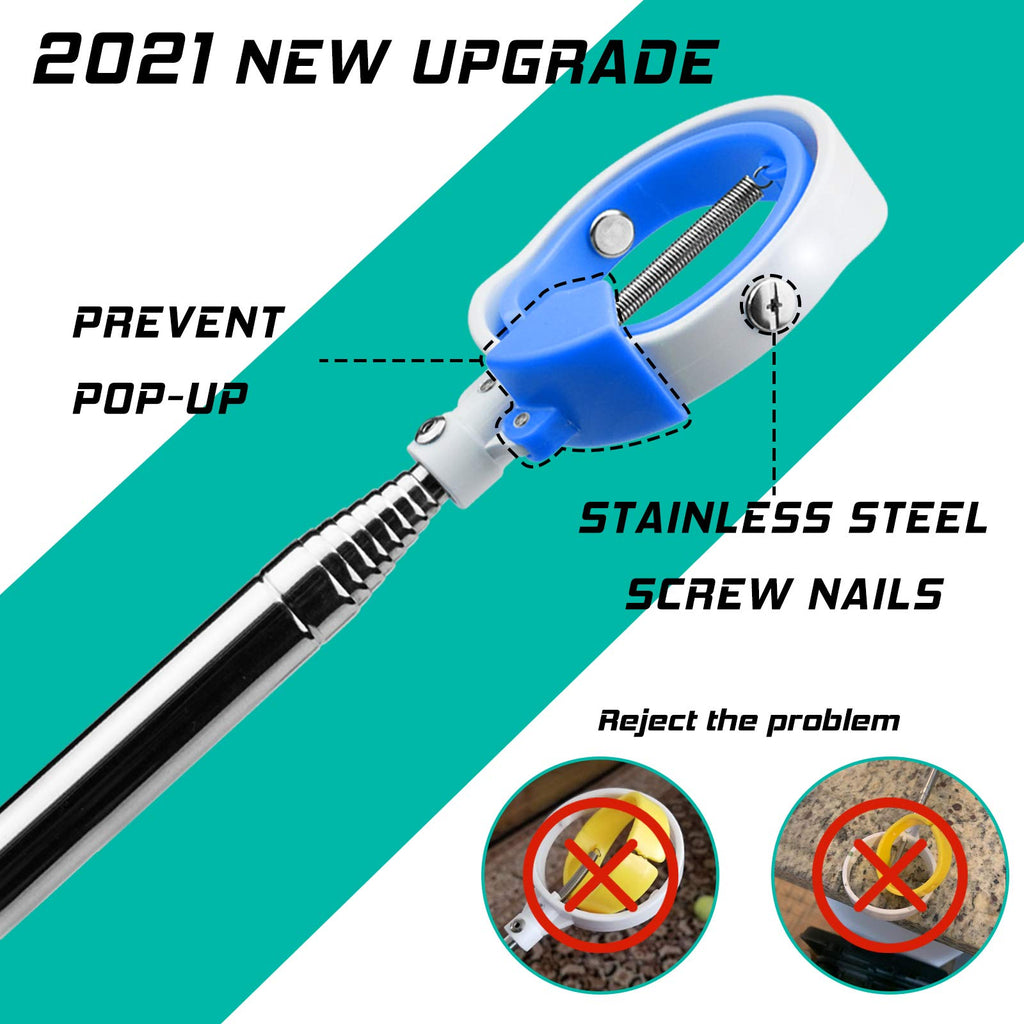 Golf Ball Retriever, Golf Ball Retriever Telescopic For Water With Spring Release-Ready Head, Ball Retriever Tool Golf With Lock