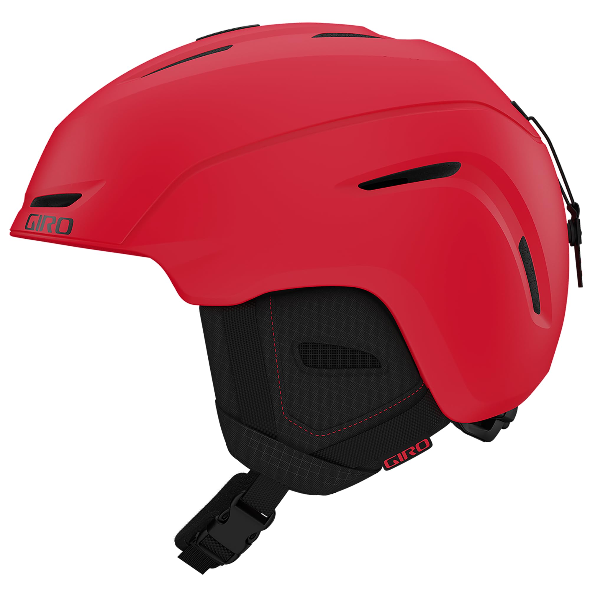 Giro Neo Jr. Kids Ski Helmet - Snowboard Helmet for Youth, Boys & Girls - Matte Bright Red - S (52-55.5cm)