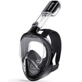 Greatever Full Face Snorkel Mask, Snorkeling Gear for Adults Kids with Latest Dry Top Breathing System and Detachable Camera Mou