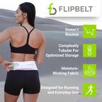 FlipBelt Classic Running Belt, Running Fanny Pack for Women and Men, USA Company - [Girly Pop Pink] - [Medium]