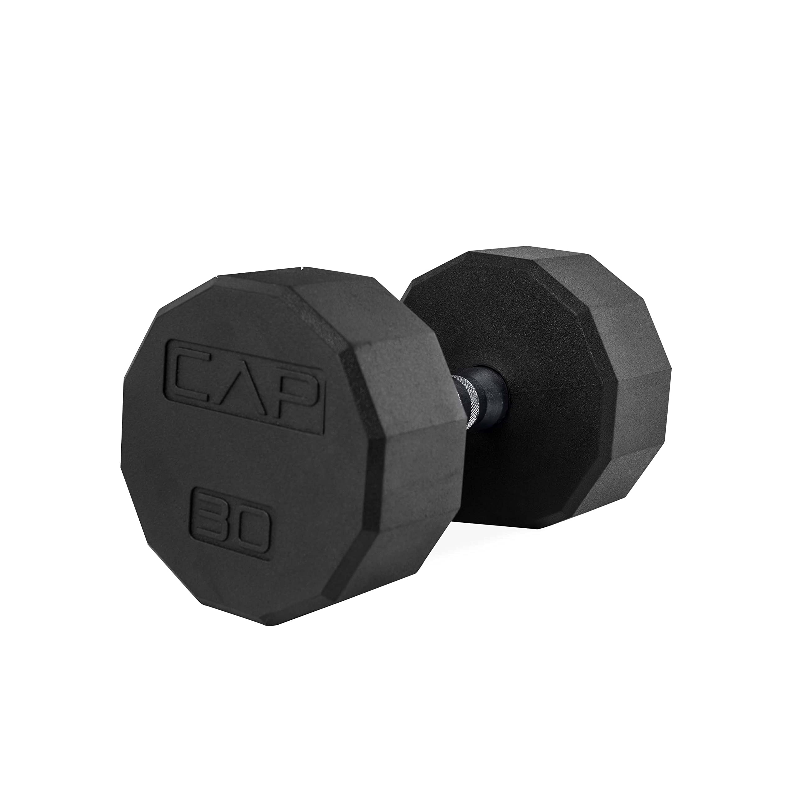 Cap Barbell 12-Sided Coated Dumbbell, 30 Lb