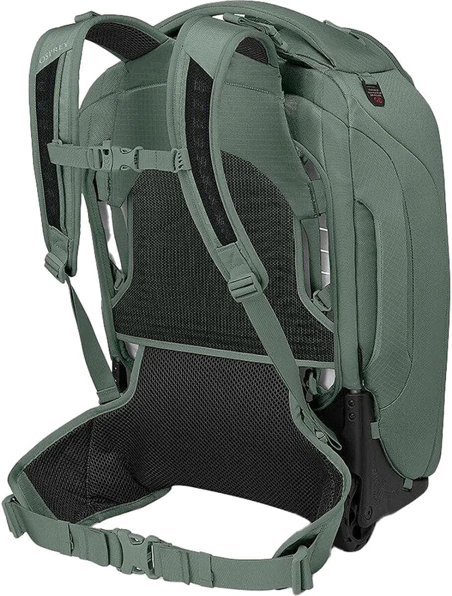 Osprey Sojourn 22/45L Wheeled Travel Backpack with Harness, Koseret Green
