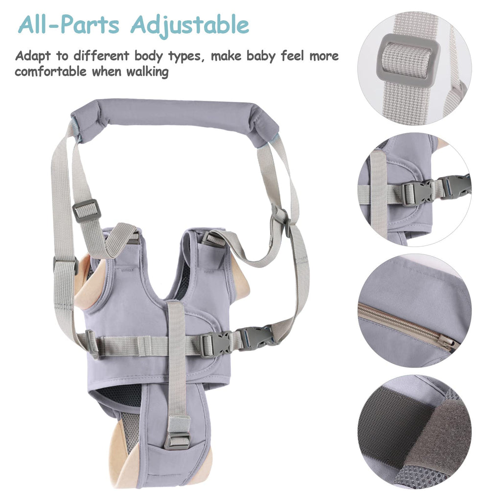Ocanoiy Baby Walking Harness Handheld Baby Walker Assistant Belt Adjustable Toddler Infant Walker Safety Harnesses Standing Up A
