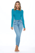Natural Uniforms Long Sleeve Body Suit (Teal, Xx-Large)