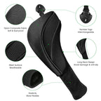 Golf Club Head Covers For Fairway Woods Driver Hybrids 3 Pieces Long Neck Mesh Sports Fan Golf Club Headcovers Set With Intercha