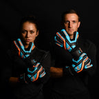 Renegade Gk Talon Cyclone 2 Goalie Gloves With Pro-Tek Fingersaves | 4Mm Hyper Grip & Duratek | Black, Orange, Blue Soccer Goalk