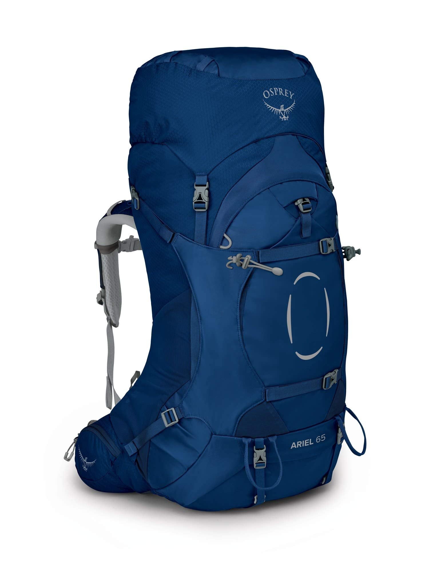 Osprey Ariel 65L Women's Backpacking Backpack, Ceramic Blue, WXS/S