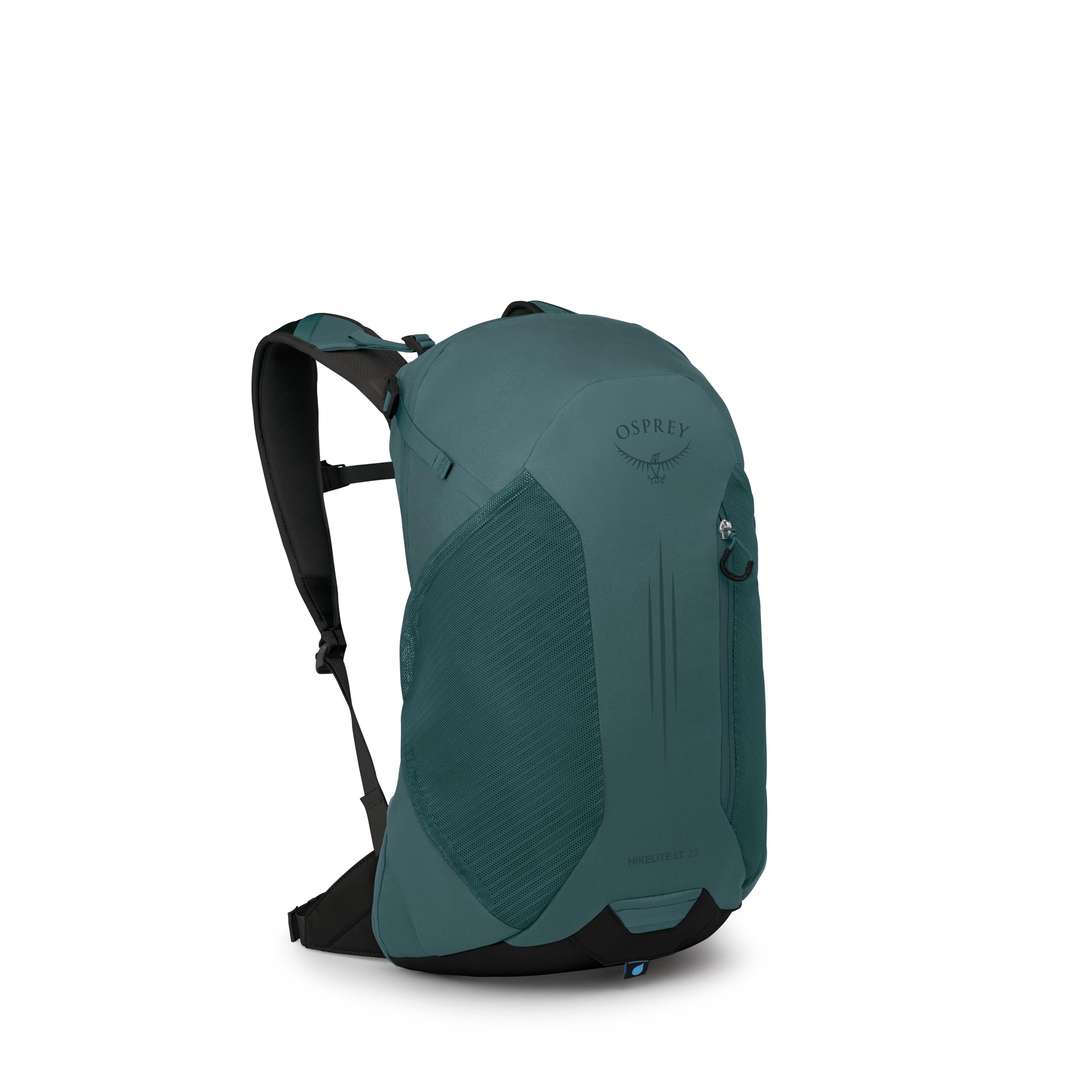Osprey Hikelite LT 22L Hiking Backpack - Lightweight Travel Daypack with Rain Cover for Men and Women, Cascade Blue