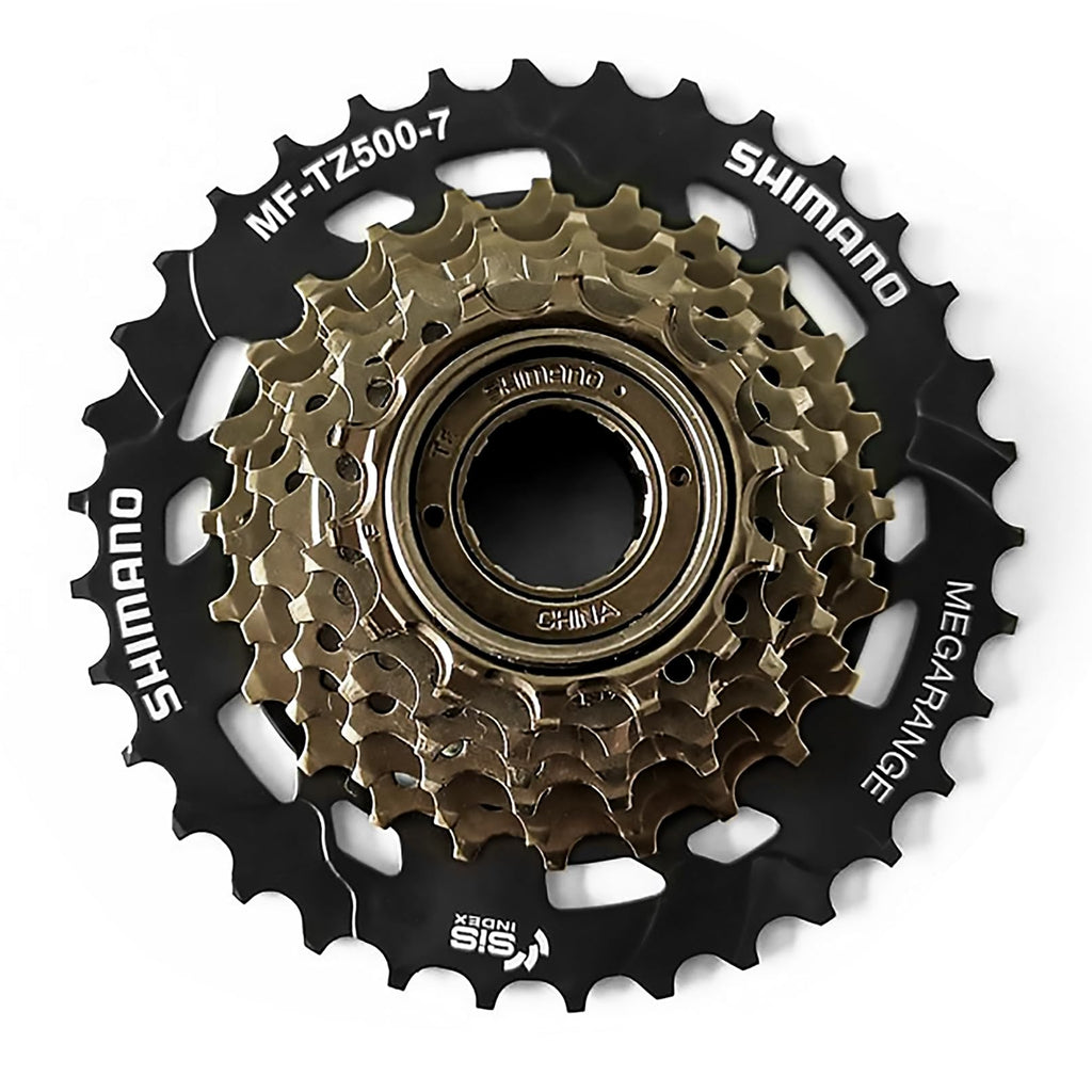 Rainflowwer Shimano 7 Speed Bike Cassette, Mf-Tz500-7 Bicycle Cassette 14-34T Multiple Cassette Cycling Replacement Part