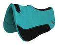 CHALLENGER Horse 30 x 30 Western Contoured Wool Felt Close Contact Saddle Pad Teal 39121TL1