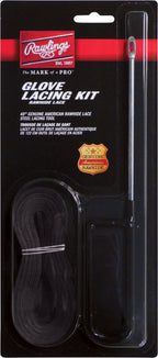 Rawlings | Glove Lacing Kit | Baseball/Softball | 5'' Needle & 48'' Rawhide Lace | Black