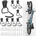 Housolution Bike Wall Mount with Fixed Hook, [8 Pack] Heavy Duty Bike Storage Rack, Bike Rack Vertical Stand for Garage - Easily