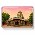Tulja Bhavani Acrylic Fridge Magnet | Souvenir Refrigerator Magnet | Travel Landmark Decorative Magnet | Home, Kitchen & Office